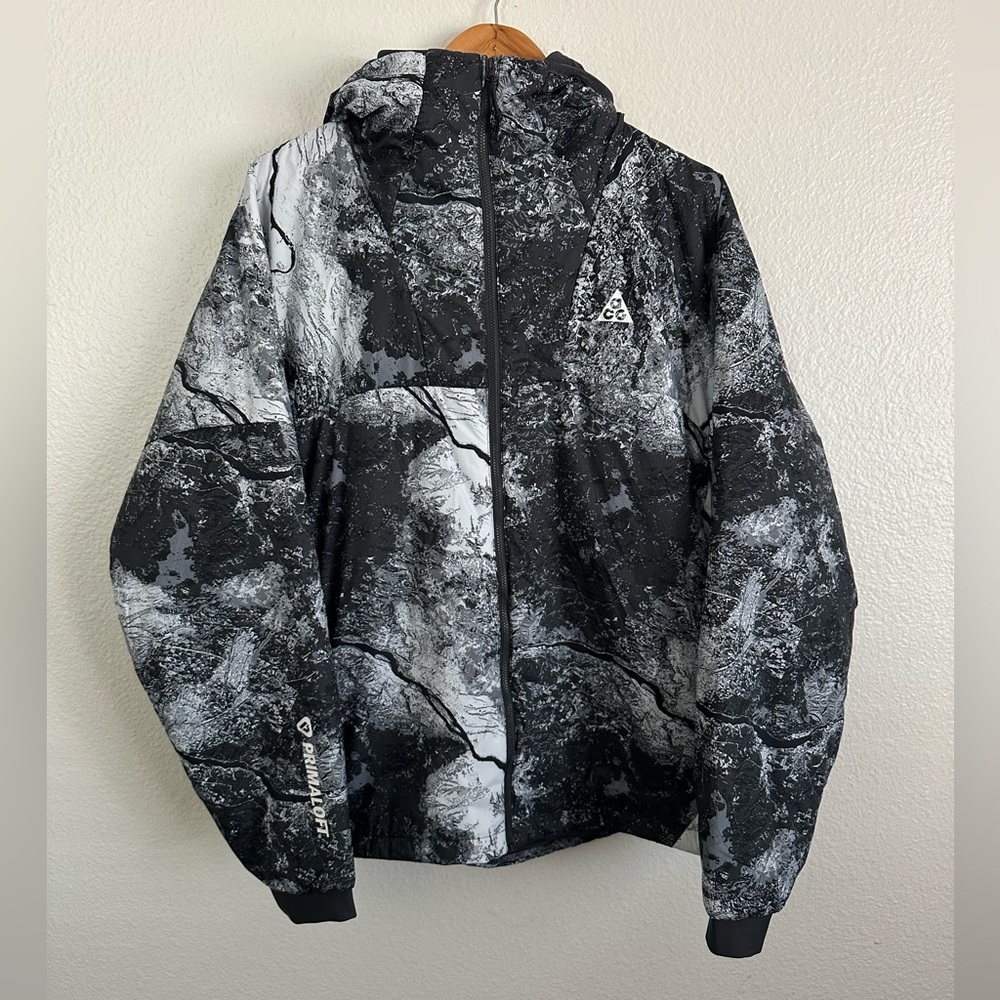 Nike ACG Rope De Dope Therma-Fit ADV Primaloft Athletic Jacket Camo Size Medium